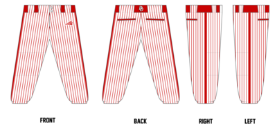 Clinton Dirt Devils Custom Fastpitch Pants #FP1