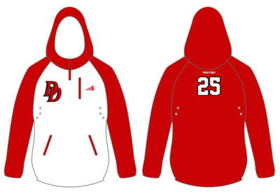 Clinton Dirt Devils Softball Custom Gladiator Hoodie #GH1