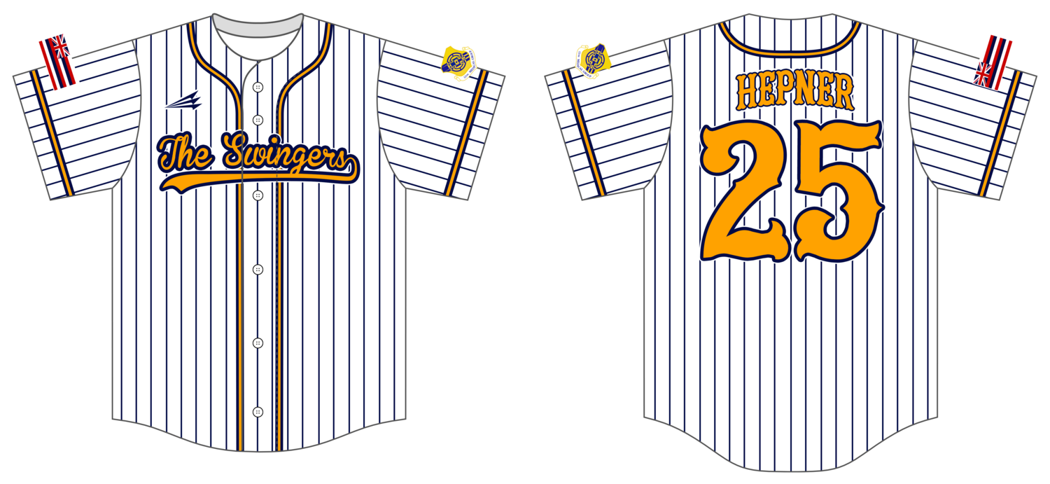 The Swingers Custom NanoDri Baseball Jersey #J1