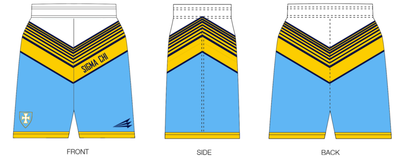 Sigma Chi Zeta Theta B Custom Revolution Pocket Shorts #RV7