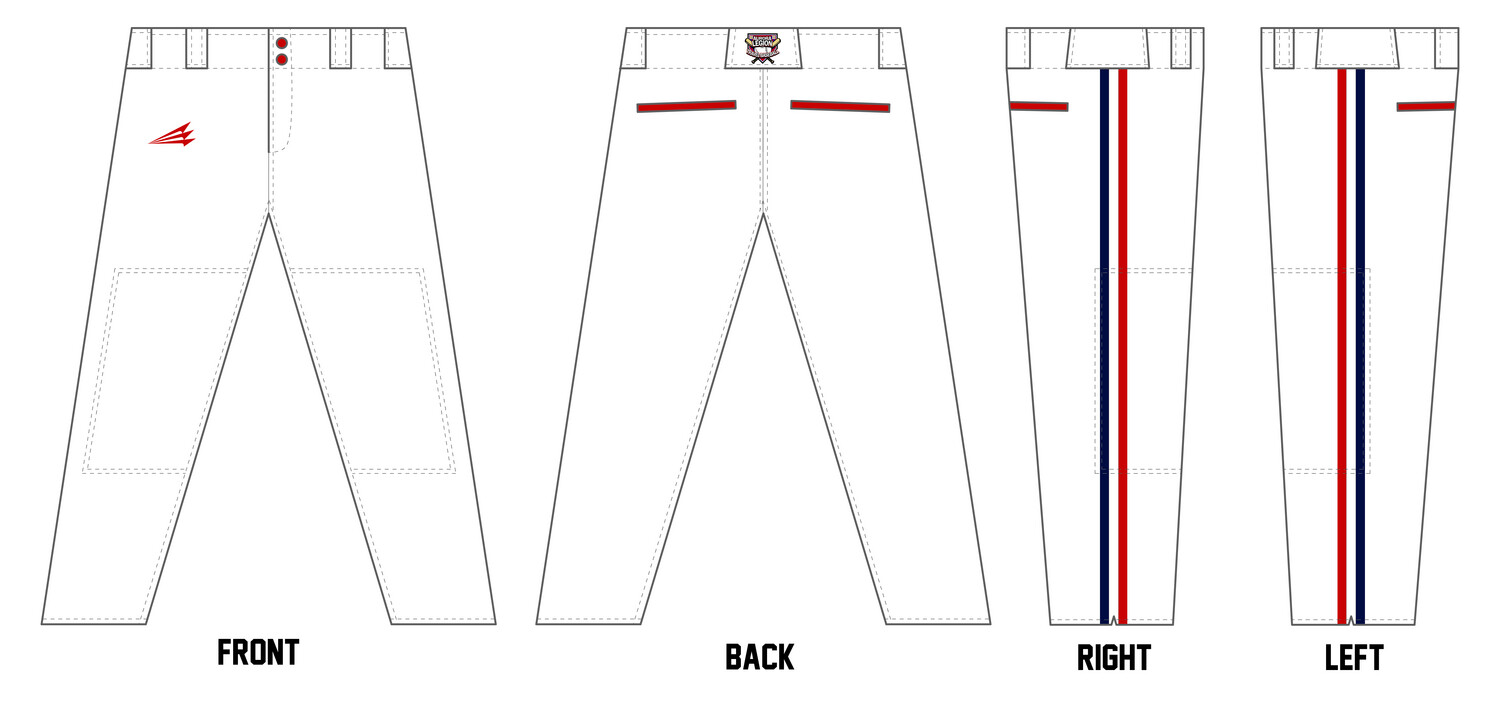 Aurora Legion Travel CUSTOM ProFit Baseball Pant #BP8B