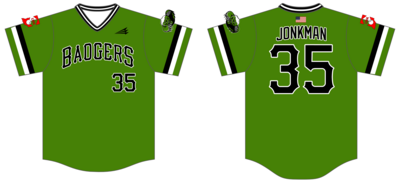 Bushleague Badgers Custom HexaFlex Baseball Jersey #J4B