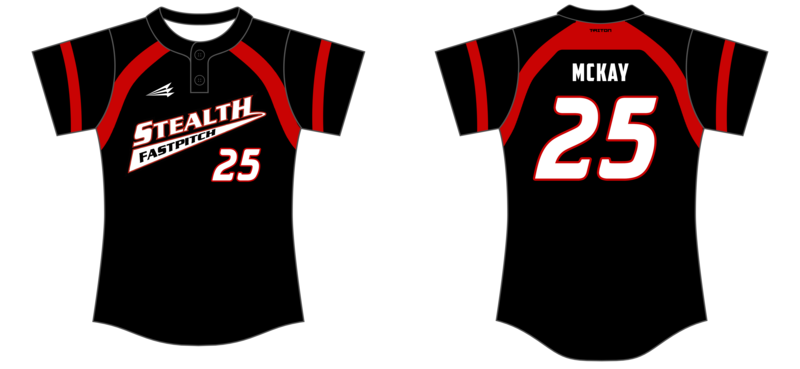 Spokane Stealth Fastpitch Custom NanoDri Softball Jersey #J1b