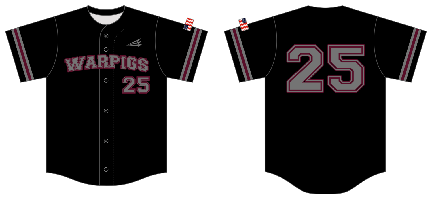 Bloomsburg Warpigs Custom NanoDri Baseball Jersey #J1B