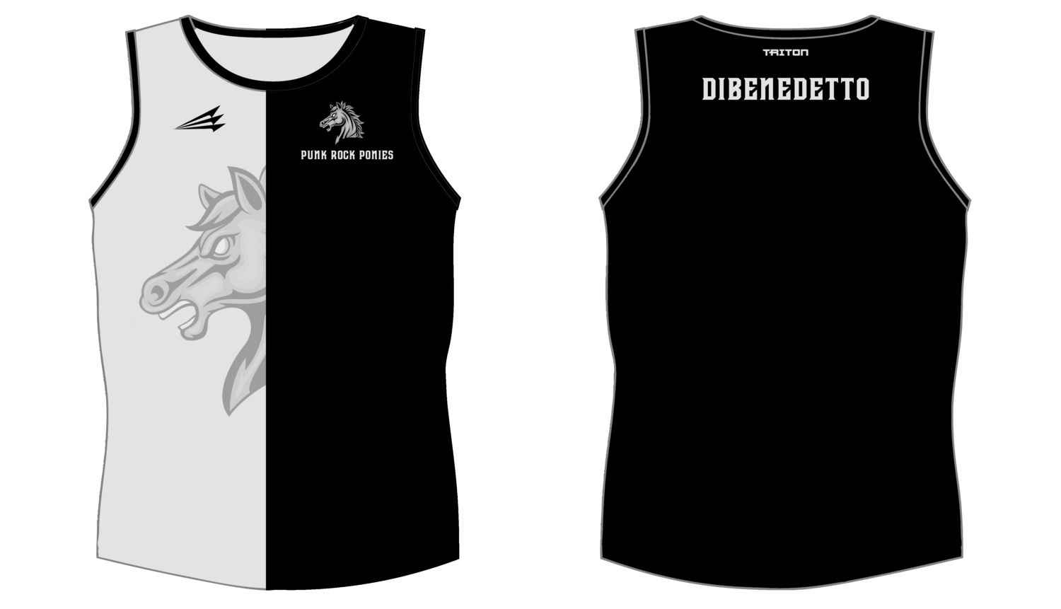Punk Rock Ponies Custom NanoDri Singlet #SN1