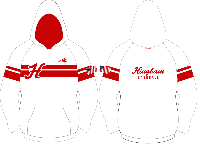 Hingham Baseball Custom Vulcan Hoodie #VH6B