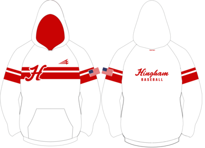 Hingham Baseball Custom Vulcan Hoodie #VH6B