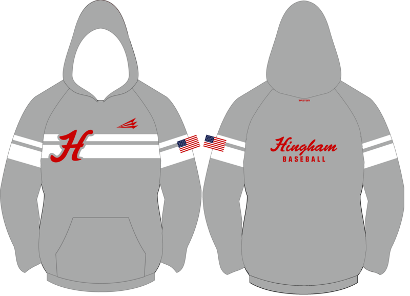 Hingham Baseball Custom Vulcan Hoodie #VH7C