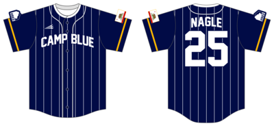 Camp Blue Custom NanoDri Baseball Jersey #J4F