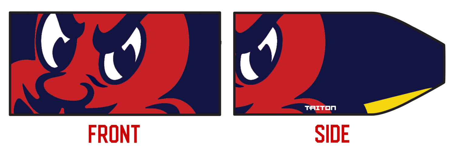 Watertown Red Devils Custom Headband #HB1