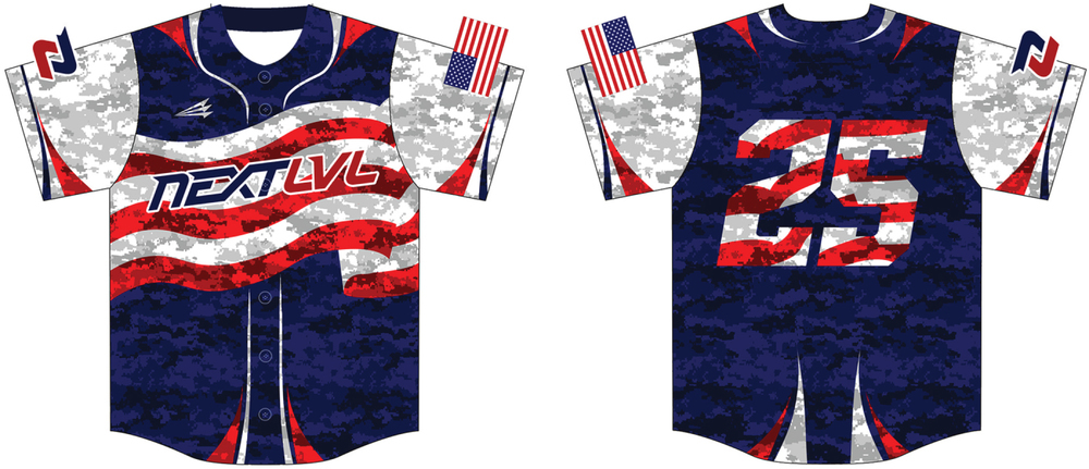 Next Level Baseball Custom Baseball Jersey #1