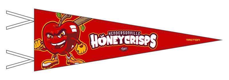 Hendersonville Honeycrisps Custom Pennant #PF13