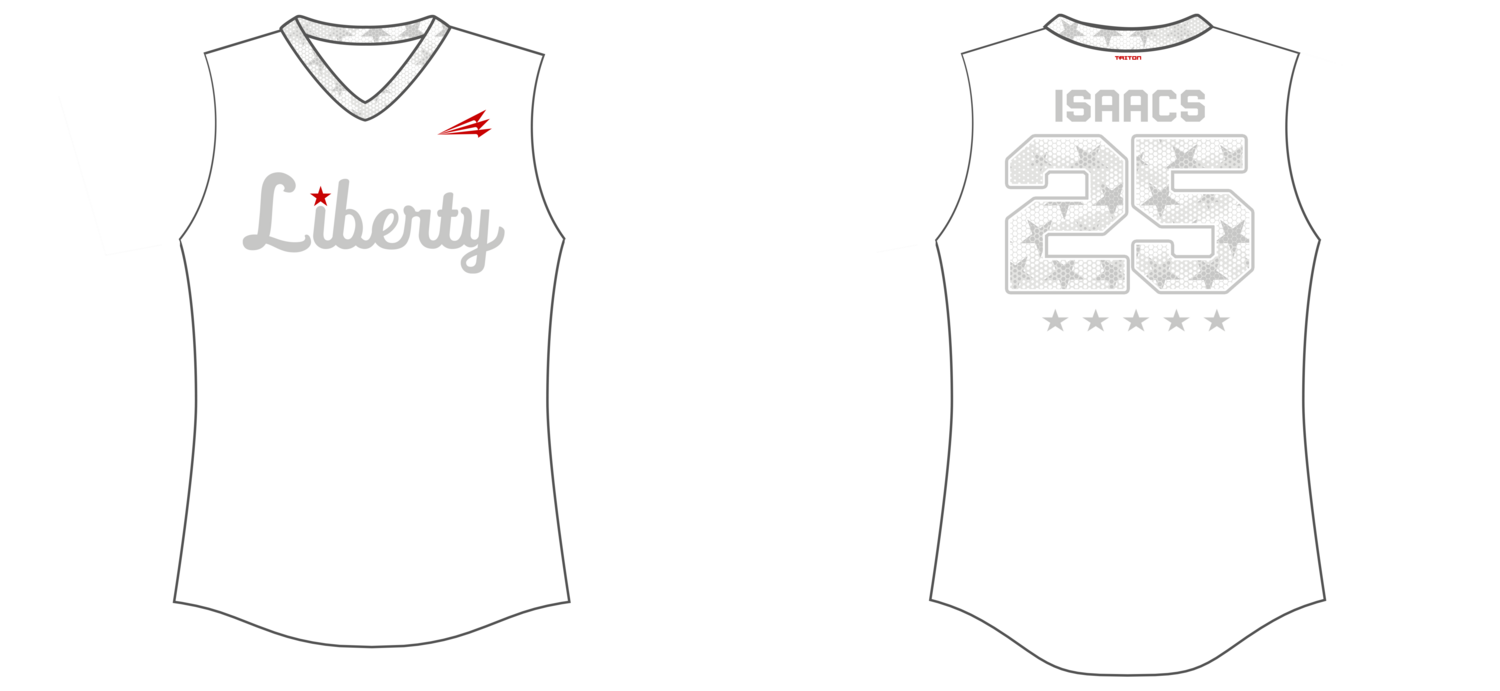 West Virginia Liberty Custom HexaFlex Softball Jersey #J2B