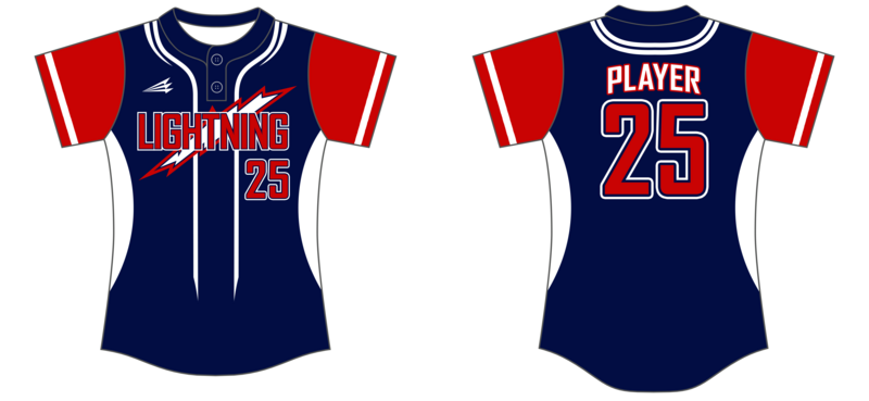 Amherst Lightning Custom Hexaflex Softball Jersey #J22B