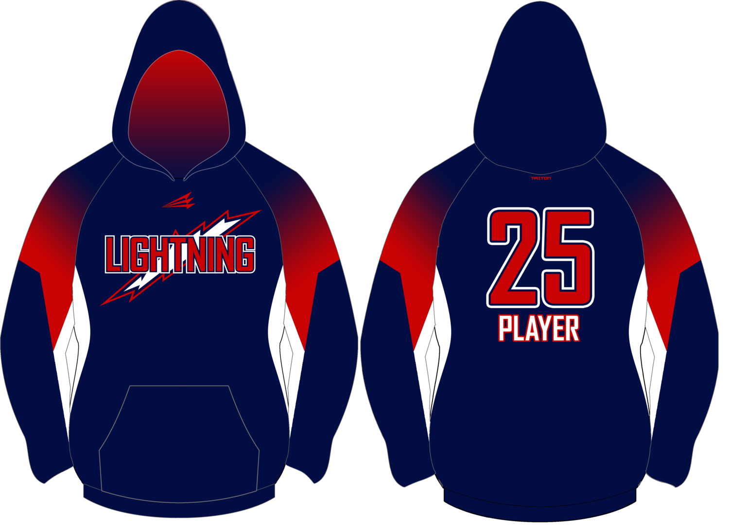 Amherst Lightning Custom Vulcan Hoodie #VH8
