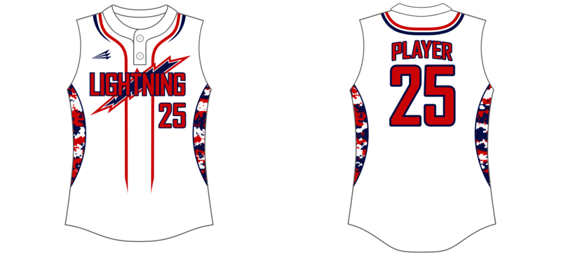 Amherst Lightning Custom Hexaflex Softball Jersey #J21B