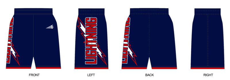 Amherst Lightning Custom Revolution Pocket Shorts #RV1