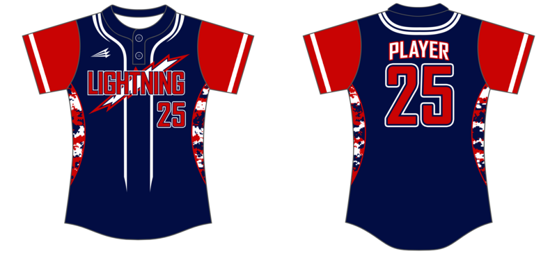 Amherst Lightning Custom Hexaflex Softball Jersey #J27B