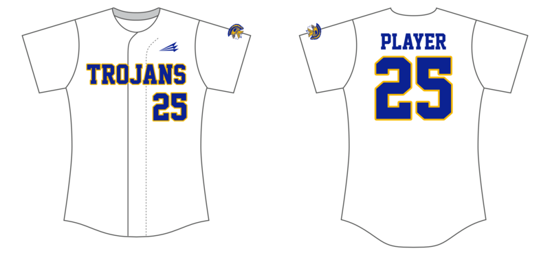 Tallulah Trojans Softball Custom Nanodri Softball Jersey #J7B