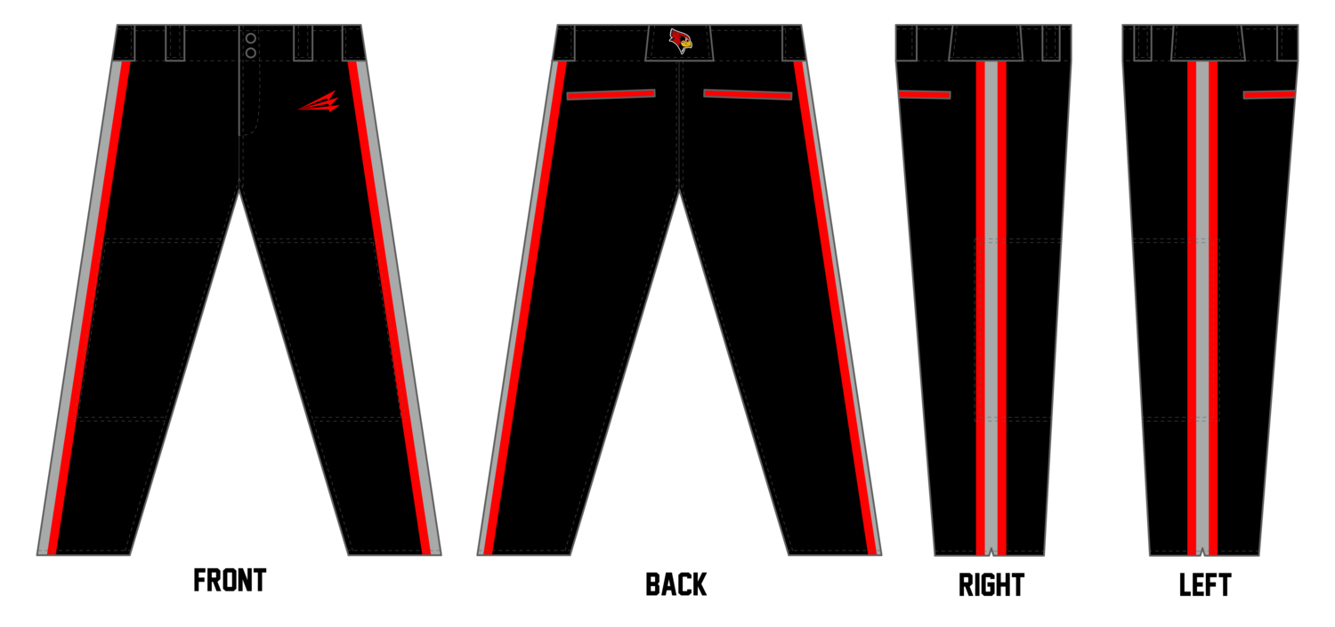 River City Redbirds Custom Relaxed Baseball Pant #BP5b