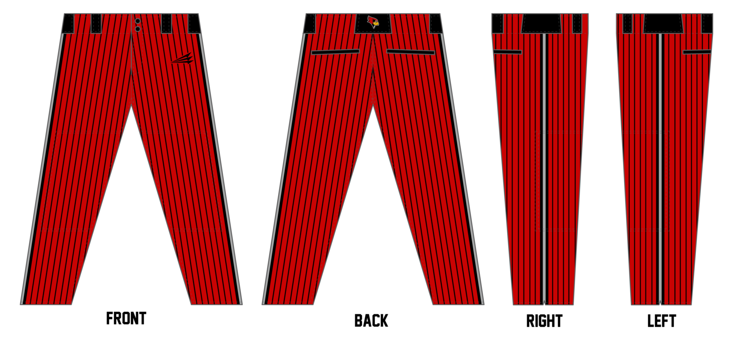 River City Redbirds Custom Relaxed Baseball Pant #BP4b