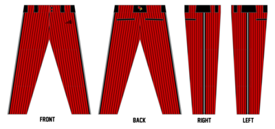 River City Redbirds Custom Relaxed Baseball Pant #BP4b