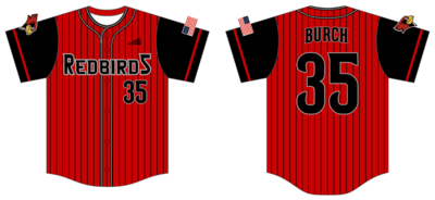 River City Redbirds Custom HexaFlex Baseball Jersey #J4c