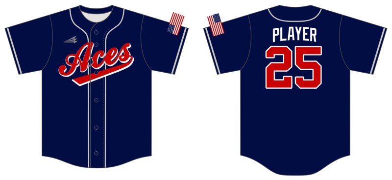 Loudoun Aces Lee Custom NanoDri Baseball Jersey #J8