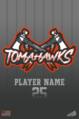 Tomahawks (Ozment) Custom 4&#39;x6&#39; Blanket #BLK1