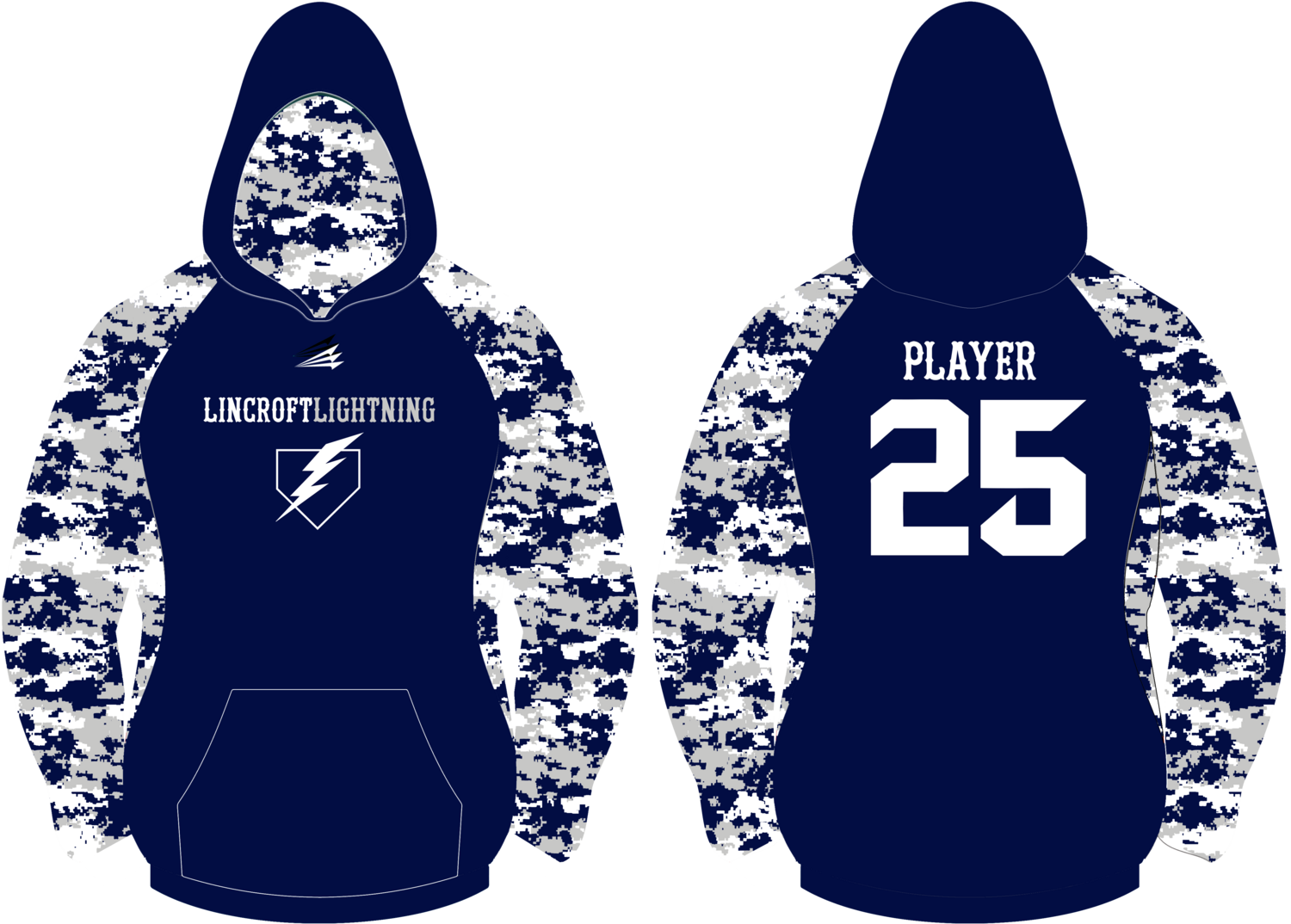 Lincroft Lightning Custom Vulcan Hoodie #VH2C