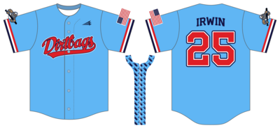 EDH Dirtbags Custom NanoDri Baseball Jersey #J13G