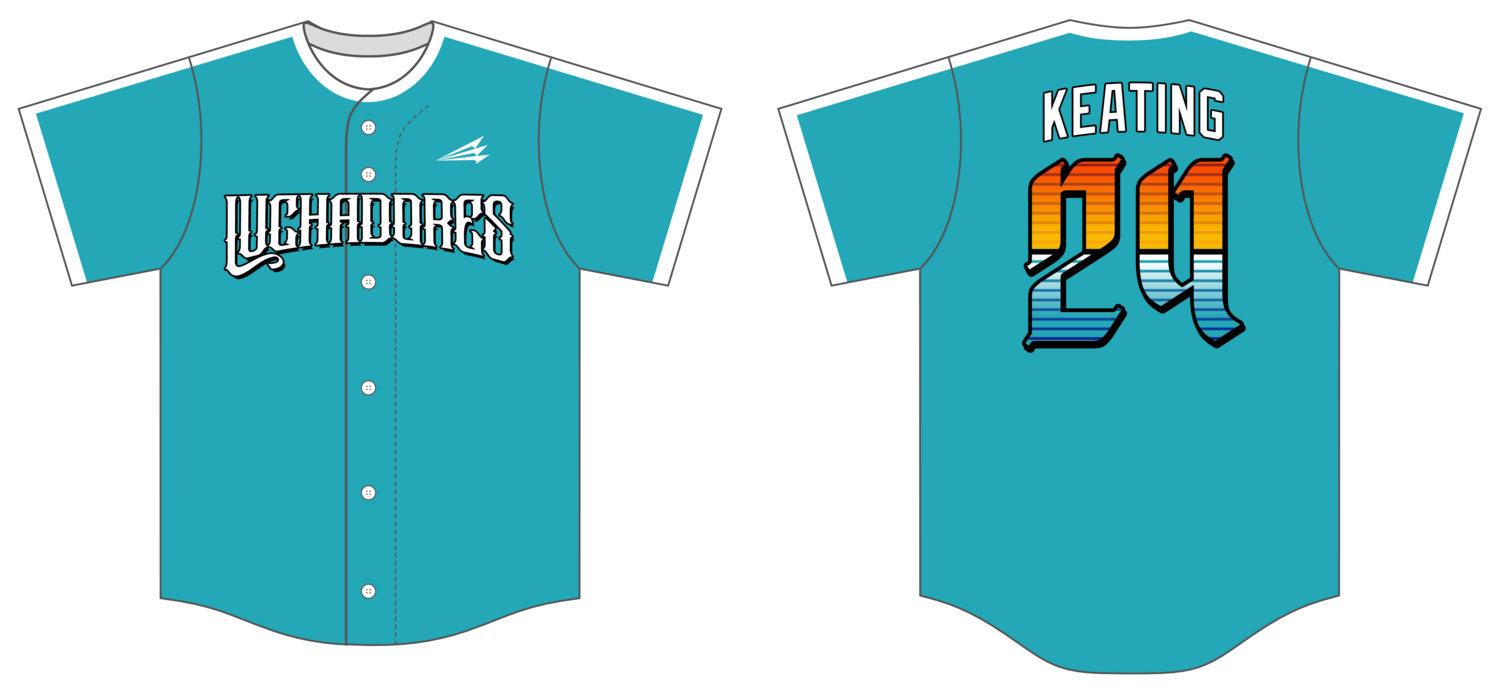 San Diego Luchadores Custom NanoDri Baseball Jersey #J1D