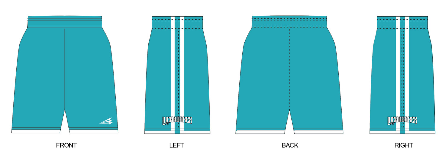 San Diego Luchadores Custom Revolution Pocket Shorts #RV1