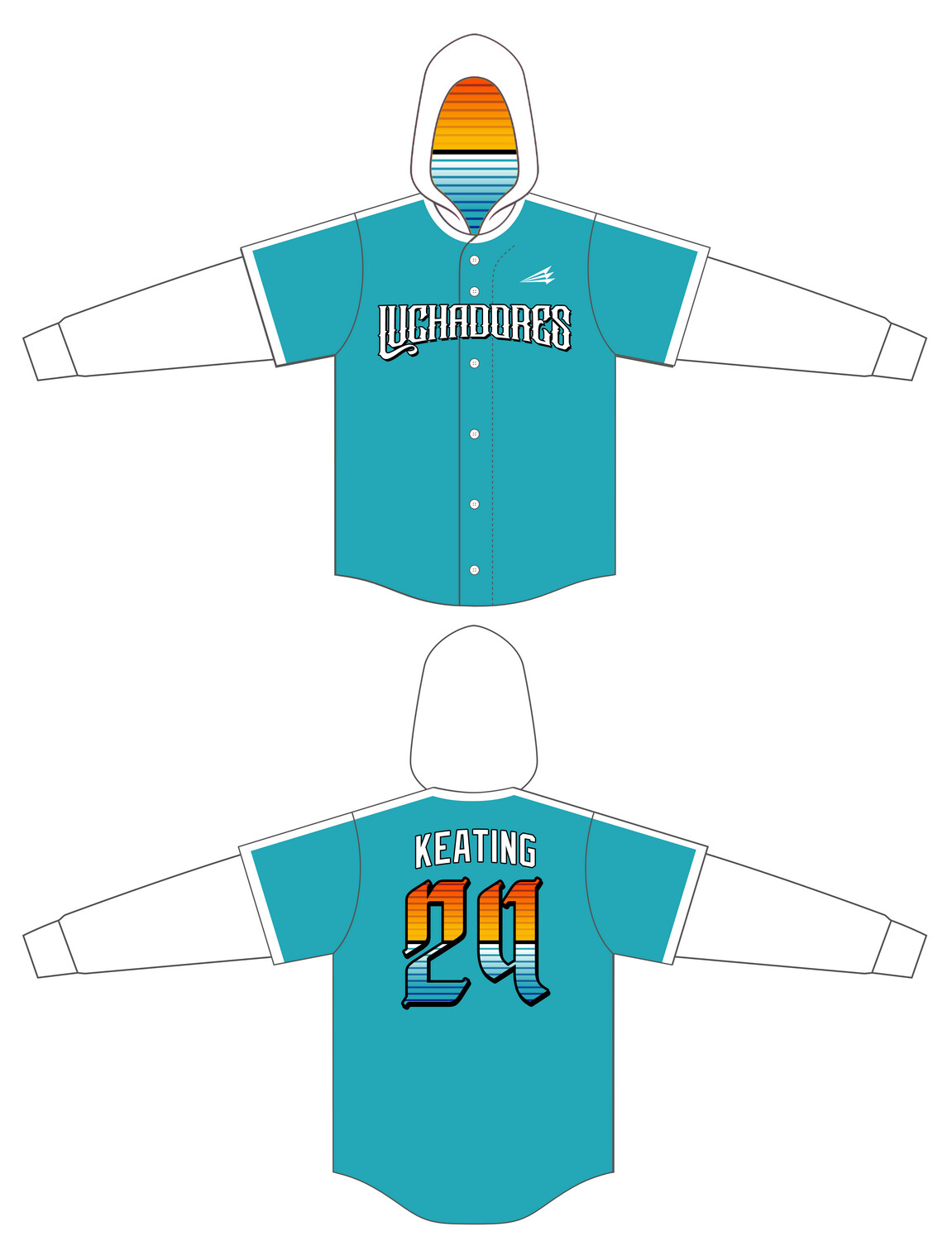 San Diego Luchadores Custom Hoodzie #HZY1