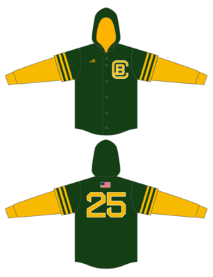 Clermont Baseball Custom Hoodzie #HZY1