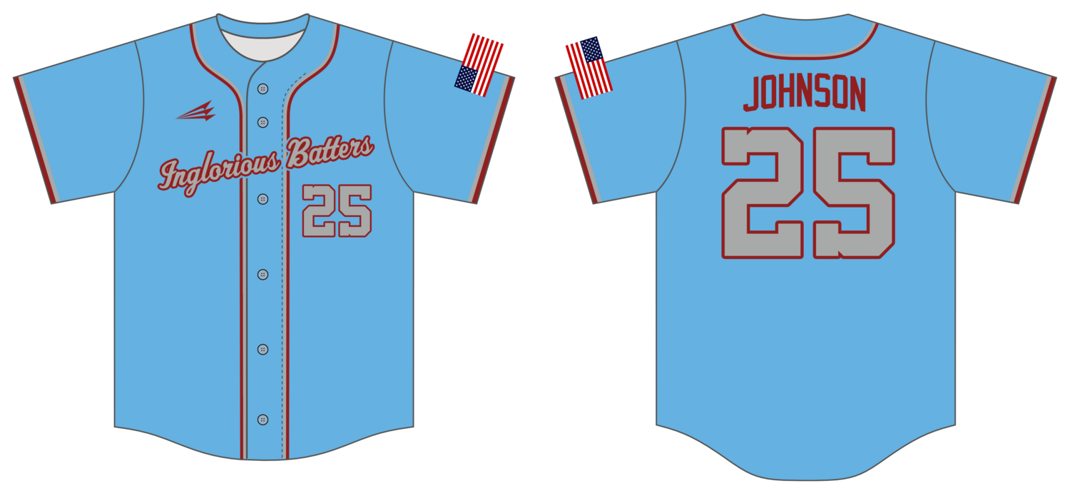 Inglorious Batters Custom HexaFlex Baseball Jersey #J2