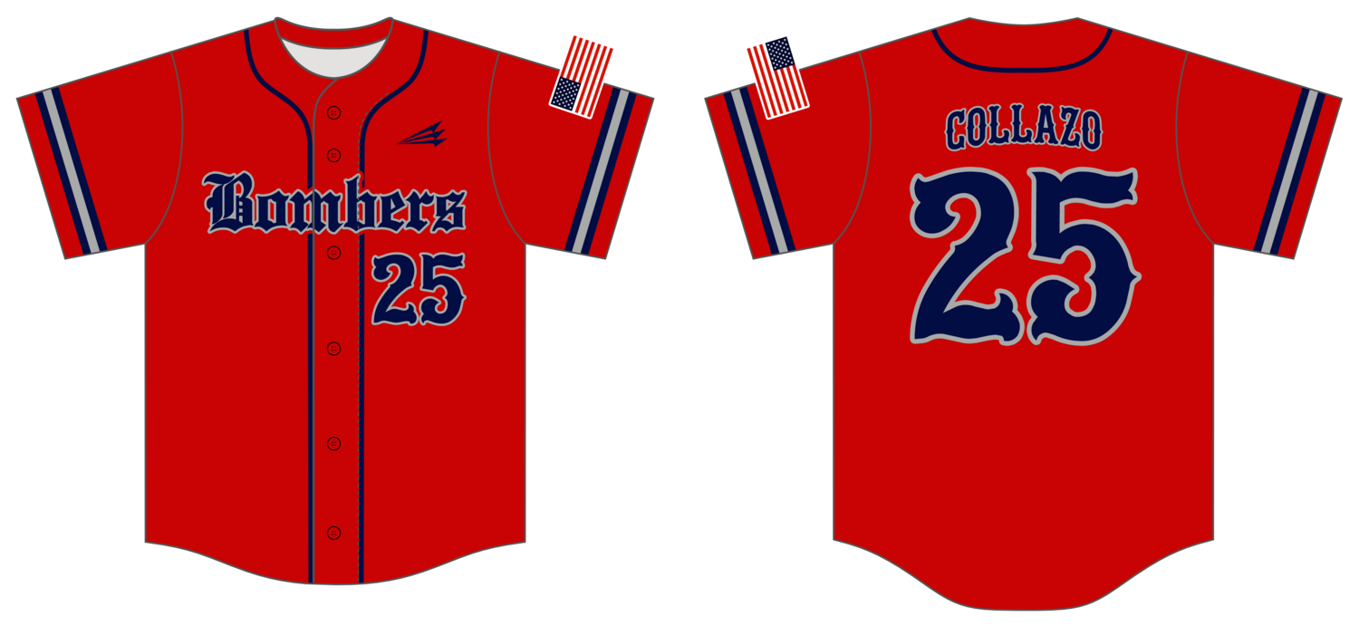 Bombers Custom NanoDri Baseball Jersey #J6C