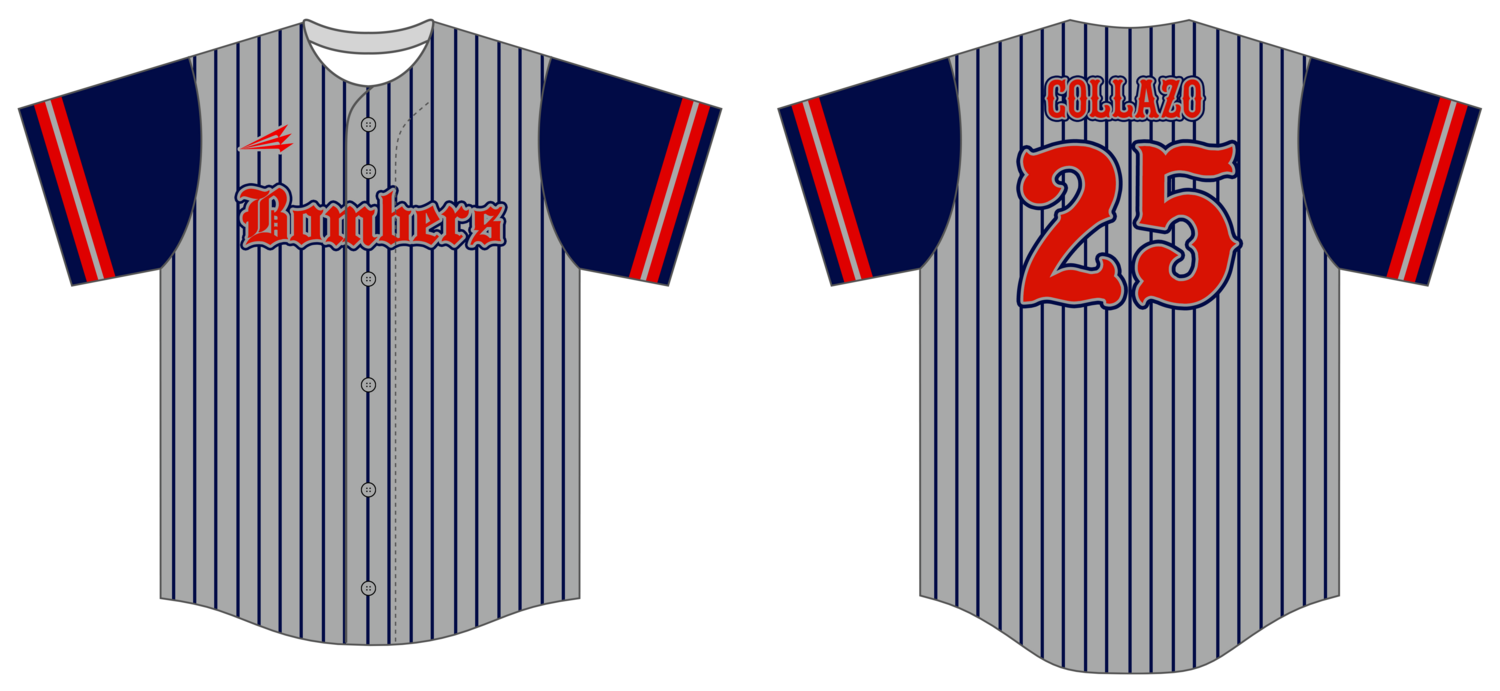 Bombers Custom NanoDri Baseball Jersey #J8