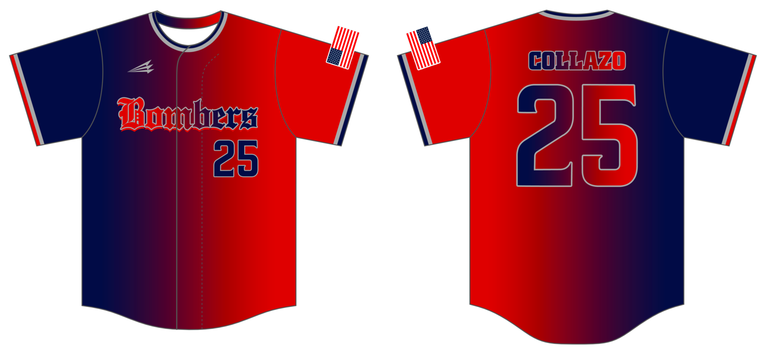 Bombers Custom NanoDri Baseball Jersey #J5B