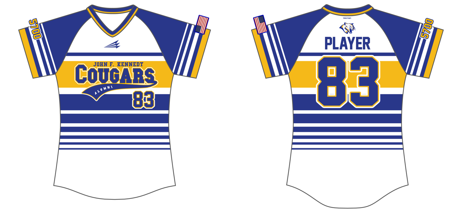 JFK Cougars Custom NanoDri Softball Jersey #J5