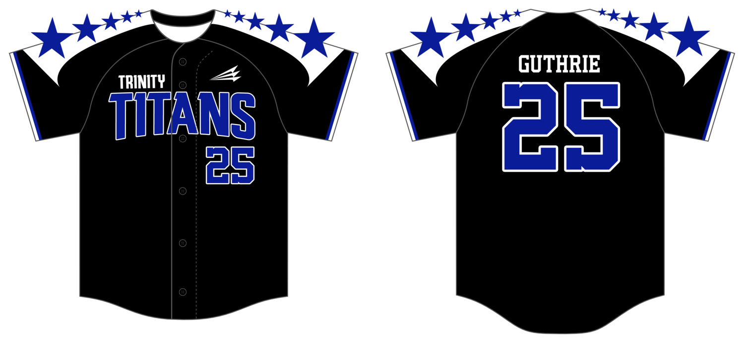 Trinity Titans Custom HexaFlex Baseball Jersey #J2C