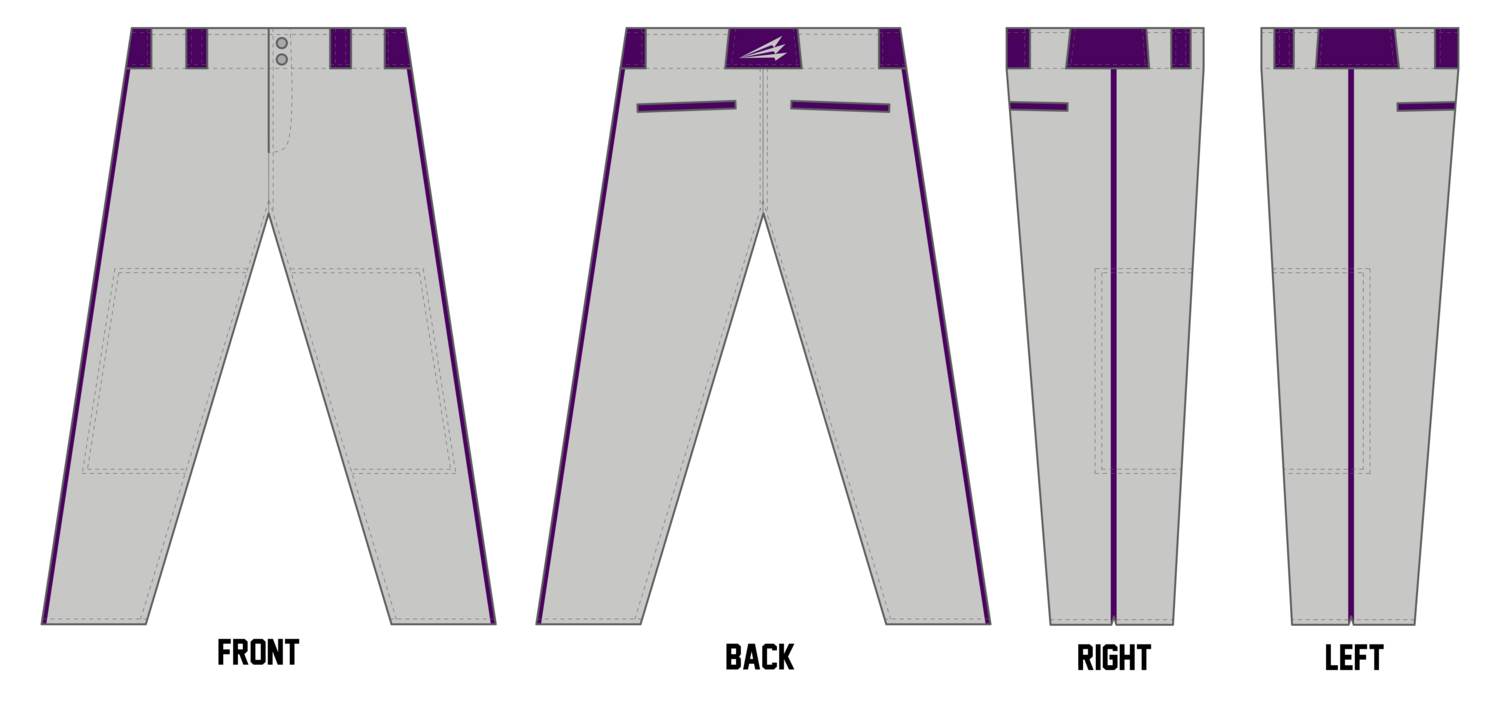 DC Vipers Custom Relaxed Baseball Pant #BP18a