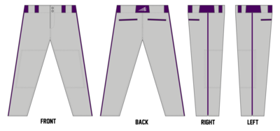 DC Vipers Custom Relaxed Baseball Pant #BP18a
