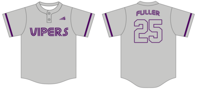 DC Vipers Custom HexaFlex Baseball Jersey #J18a