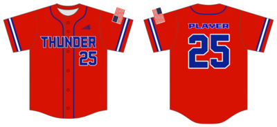 Troy Thunder Custom NanoDri Baseball Jersey #J13