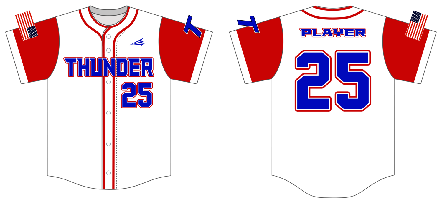 MILITARY FLAG Troy Thunder Custom NanoDri Baseball Jersey #J7D