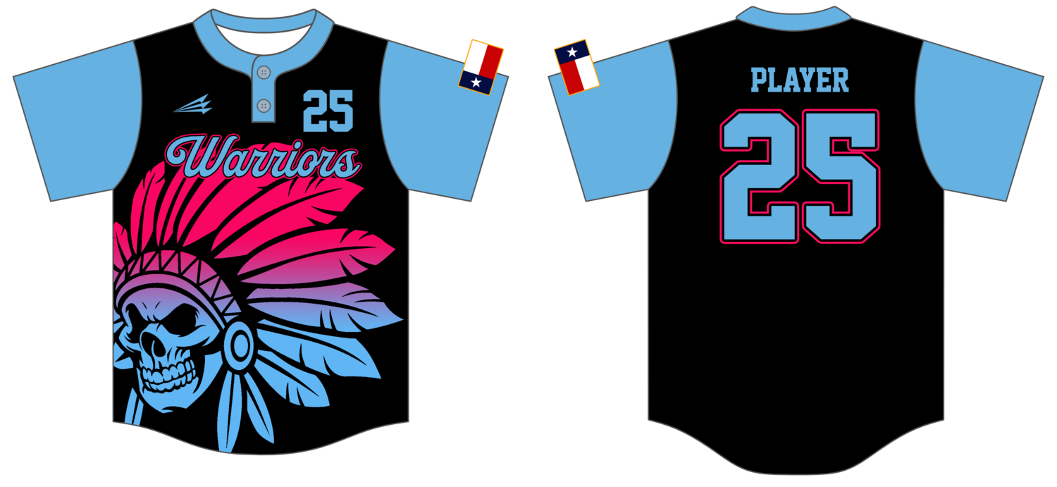 Warriors Custom HexaFlex Baseball Jersey #J3D