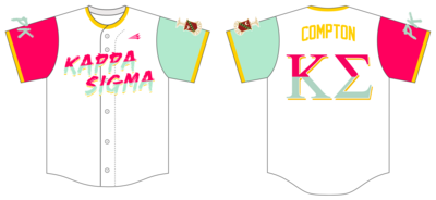 Kappa Sigma (Compton) Custom NanoDri Baseball Jersey #J1