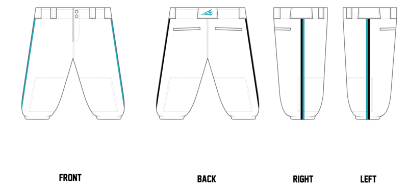 Chiville Sharx Custom Knicker Baseball Pant #BP3C