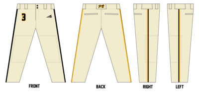 Prodigy Baseball Miami Custom Long Relaxed Baseball Pants #BP18A